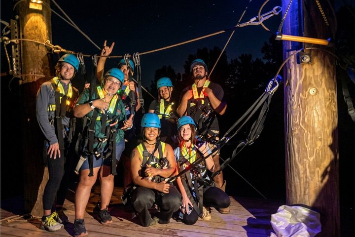 Coral Crater Adventure Park – Night Zipline Adventure & Campfire S’Mores