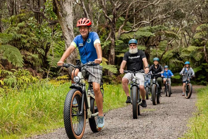 Big Island Fat Tire E-Bike Tour through Volcanoes National Park